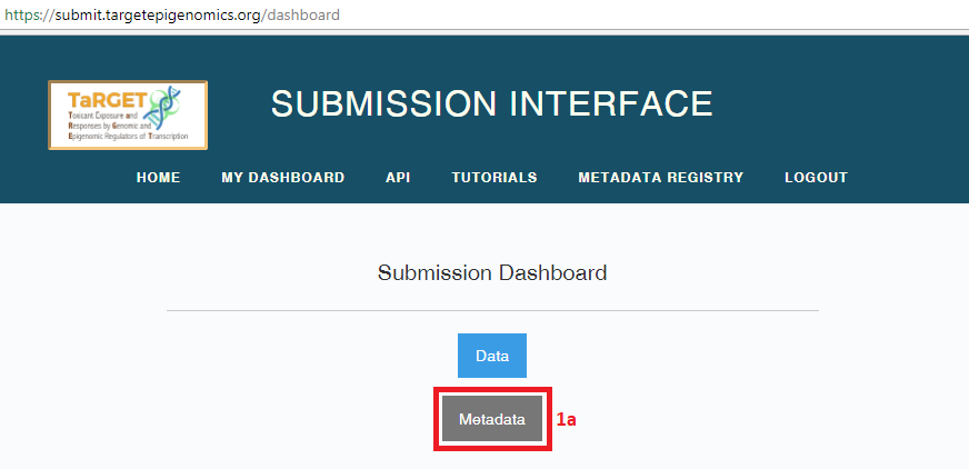 Submitting data and metadata to the TaRGET II DCC — submissionUI 1.0 ...